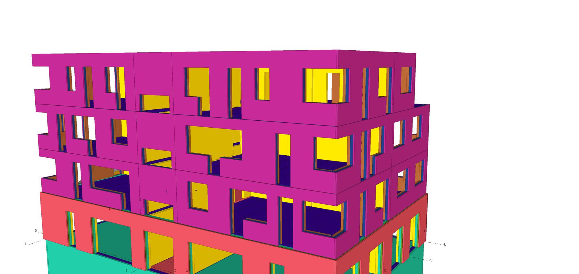 Tekla training concrete model