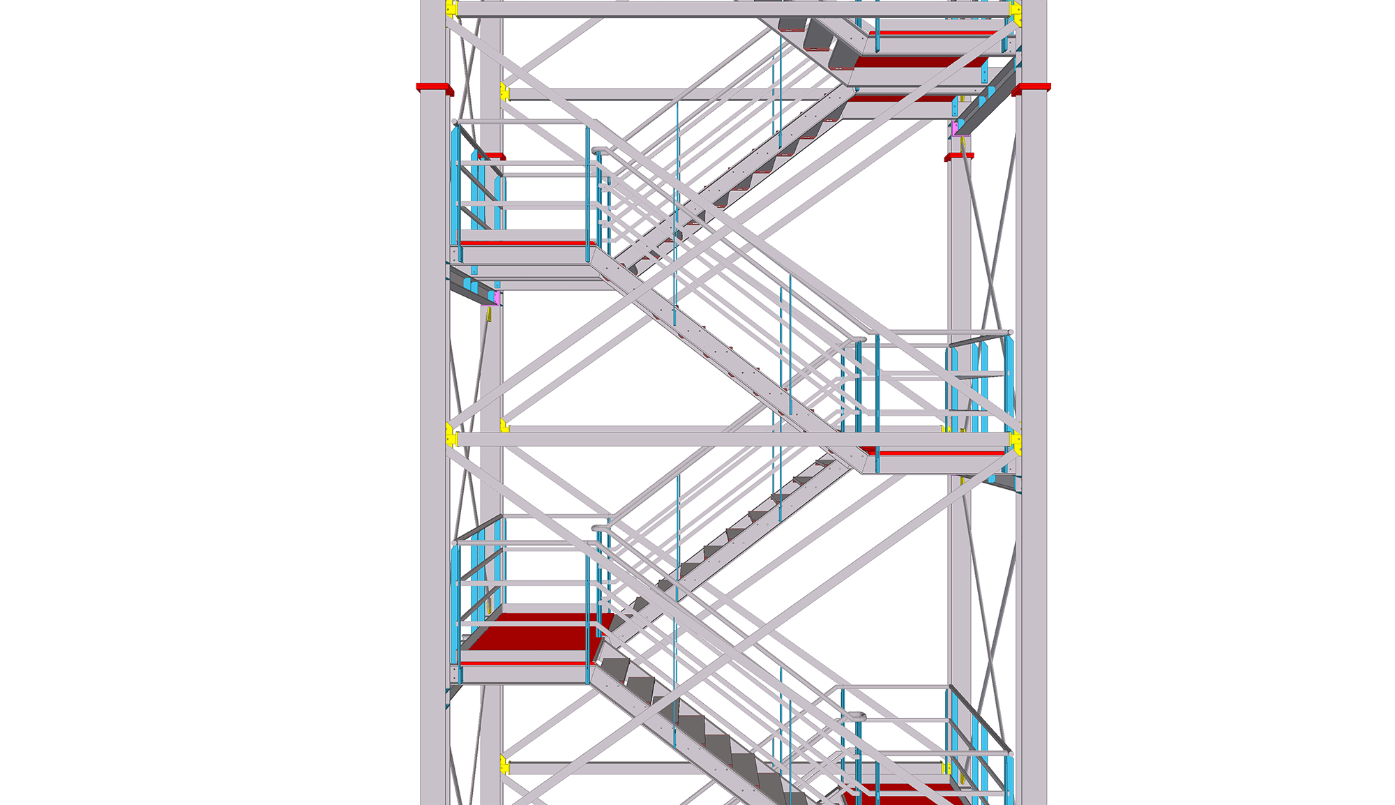 Tekla training steel model