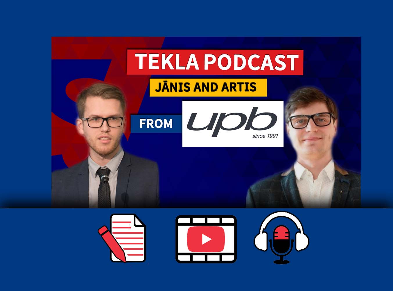 Tekla Podcast #4 - aluminium facade/curtain wall with Tekla (Jānis ...