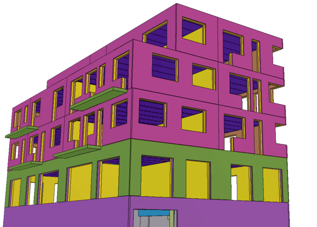 Tekla concrete project